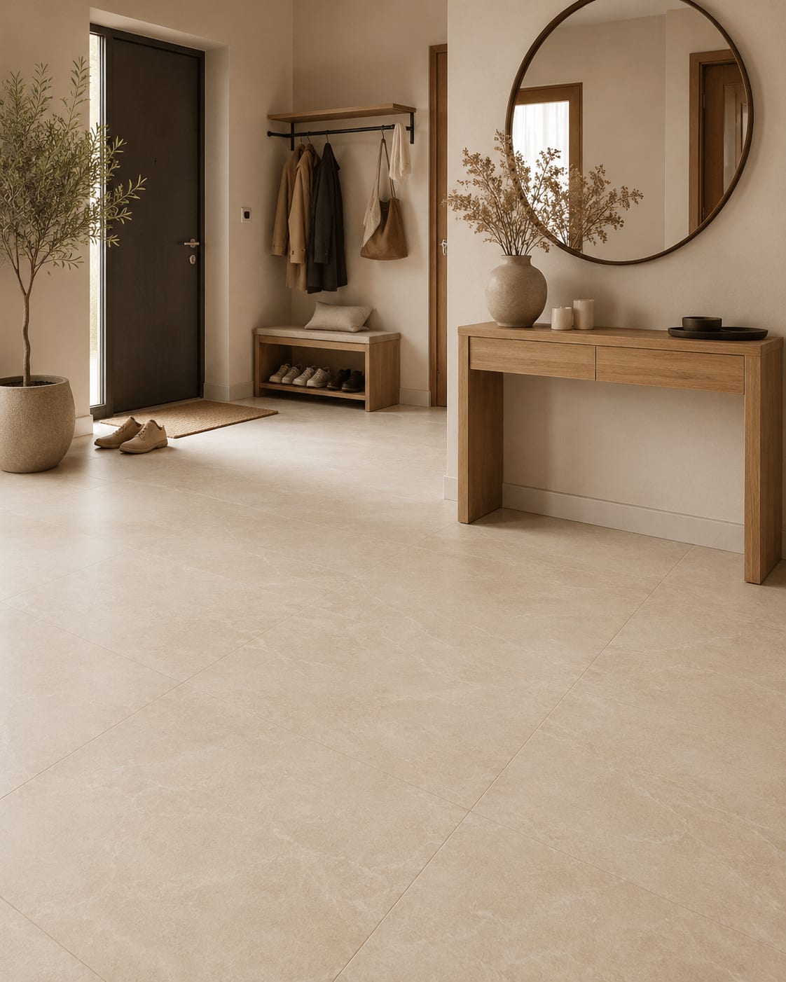 Керамогранит бежевый Alpine Floor 2