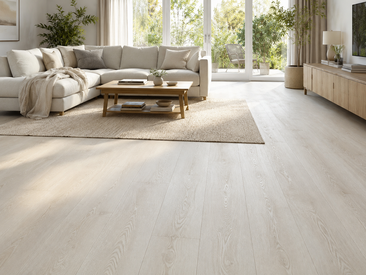 Кварцвиниловая плитка белая Alpine Floor 2